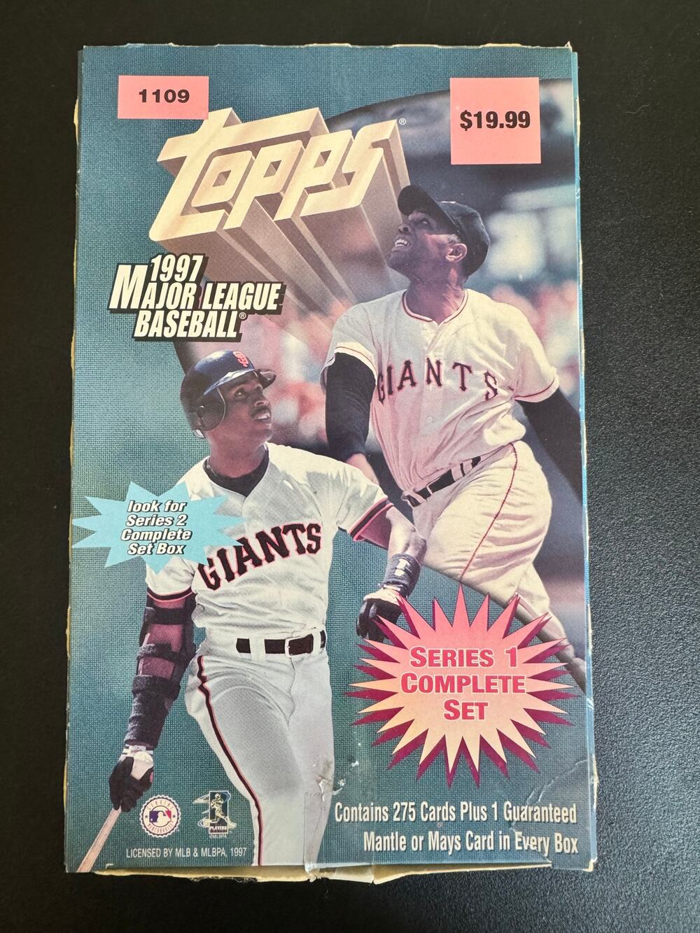 1997 Topps Major League Baseball Series 1 Card Lot – 263 Cards w/ Original Box